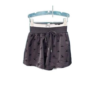 Dames Spring Summer Designer Shorts Logo Print Elastische taille kleurblok los breedbeen korte broek Smlxlxxl
