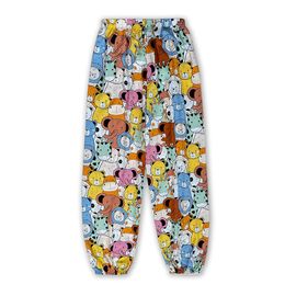 Leggings décontractés minces minces mignons de printemps / été pour femmes peut être porté à l'extérieur pour le pantalon de climatisation à la maison