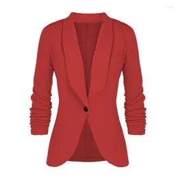 Vrouwen Pakken 2024 Lente Herfst Mode Blazer Jas Vrouwen Pak Europese Werk Ol Dunne Lange Mouw Mujer Bovenkleding 11