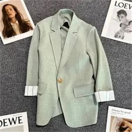 Jacket Blazer Veste pour femmes Blazers Blazers Femmes Elegant Élégant costume dames spring coréen style décontracté manteau d'été