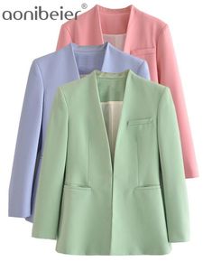 Damespakken Blazers Aonibeier Zomer Vrouw DIY Pak enkelbroek OL TRAF BLAZER JACKETS Elegante jas vrouwelijke 2 stuks set slanke chique riembroek 230311