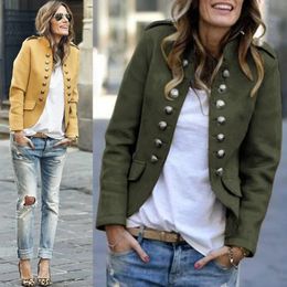 Trajes de mujer Blazers Blazer a manches longues pour femmes vestes pour femmes nucleostrucauto-culture petit adt trempe 231205