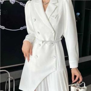 Suits de mujer Blazers Diseñador Siamese Falda Mujer Moda de moda Lady Lady Casual Elegantcomfortable Tabón suave saludable y resistente al desgaste W39K 10 9