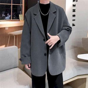 Damespakken Blazers Koreaanse stijl Hip Hop Losse plus size suit mannelijke Kpop Otenized tops herenkleding ulzzang modejas streetwear Ja