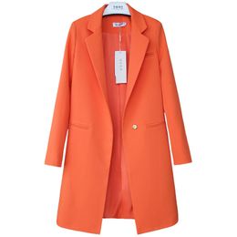 Damespakken Blazers Spring herfst Coats Women kleding met lange mouwpak Jassen Casual Tops vrouwelijke slanke windjager jas 230509