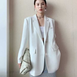 Costume pour femme, blazer blanc, veste de costume, nouvelle Version coréenne, ample, célébrité en ligne, décontracté, mode professionnelle, petit