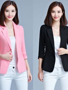 Costumes pour femmes Blazers Femmes Blazers à un bouton Bureau d'affaires All-match Simple Tempérament Doux Mode Élégant Casual Travail Streetwear 230320