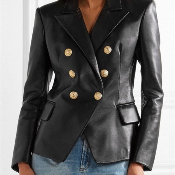 Costumes pour femmes Blazers ZANZEA femmes veste en cuir PU automne 2023 boutons mince Blazer Vintage à manches longues manteau décontracté col à revers solide vêtements de travail 231127