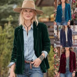 Costumes pour femmes élégants femmes vestes hauts Blazers pour femme 2023 élégant noir recadrée veste de luxe en Promotion