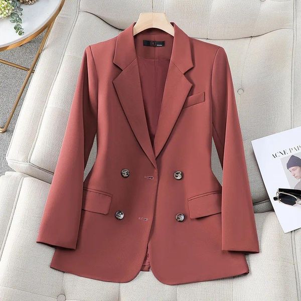 Costumes pour femmes Vêtements de travail formels pour femmes Blazers Vestes Manteau OL Styles Carrière professionnelle Interview Vêtements d'extérieur Tops Vêtements