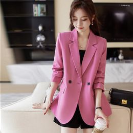 Trajes de mujer, Blazers de tela de alta calidad para mujer, chaquetas femeninas, abrigo, estilos OL, ropa de trabajo de negocios profesional, prendas de vestir, Tops Blaser