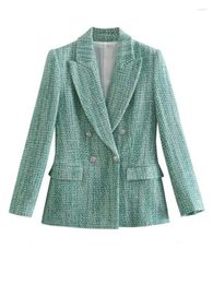 Damespakken Jacket Autumn Winter Casual Suit Tops 2023 in Korean Fashion Blazer For Women Office Lady Clothing