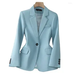 Damespakken Lange mouw Elegante Blazers Jackets Coat Dames Spring herfst Professional Offer meter Tops Kleding Business Werk slijtage plus maat