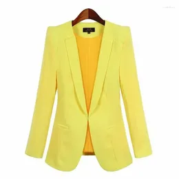 Costumes pour femmes Plus Taille Business Femmes Blazers à poitrine cachée 2024 Printemps Automne Couleurs Solides Blazer à manches longues Bureau Work Wear