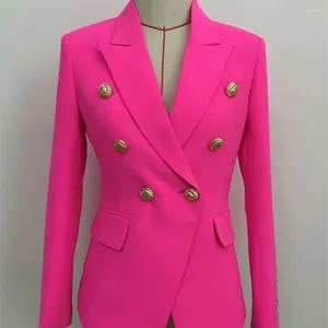 Costumes pour femmes SUSOLA Blazers féminins Femme rose dame femmes costume veste Femme dames à manches longues élégant Blazer