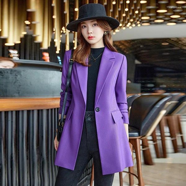 Trajes de mujer Blazers para mujer Chaquetas Abrigo Estilos de uniforme Oficina Damas Ropa de trabajo de negocios Otoño Invierno Manga larga Prendas de vestir profesionales Tops