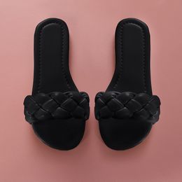Dames Zomer Sandalen Platte Hak Mode Mode Bovenkleding Appartement Strandschoenen Slippers Casual Dames Slippers Flats Schoenen 2021new