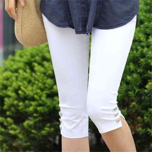 Dames zomer slanke taille snoep kleur stretch leggings s fashion potlood broek gewassen voor vrouwelijke 210721