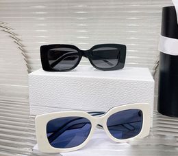 Dames zonnebril Outdoor Designer Zonnebril kleurblokkering klassieke letter anti uv strandglazen heren rijden