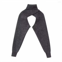 Suéteres de mujer otoño 2023 moda mujer mangas de punto Retro Chic soporte cuello Delgado Super manga corta Casual suéter suéter