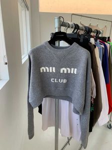 Pulls pour femmes automne et hiver pull à tricoter décontracté à col rond diffus