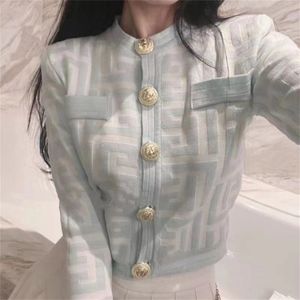 Chandails pour femmes Vestes de tricot cardigan à manches longues paillettes à bouton pignon tricot tricot tops tops femelles de chemises lâches décontractées