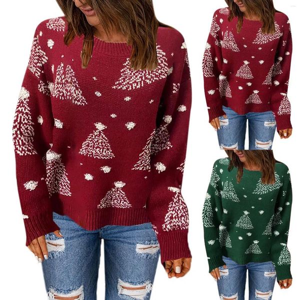 Pulls pour femmes Noël Flocon de neige Imprimer Pull à col haut Ski Femmes Fuzzy Quarter Zip Pull Casual pour hommes