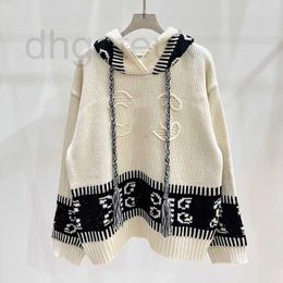 Pulls pour femmes Designer Accueil Pull à capuche Pull tricoté Pull lâche et paresseux coréen chaud à la mode automne hiver nouveau style QK0N