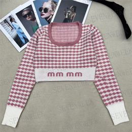 Dames truien Designer Letter Print dames tops tops lange mouw korte stijl pullover charm dames breisels hodies a15d