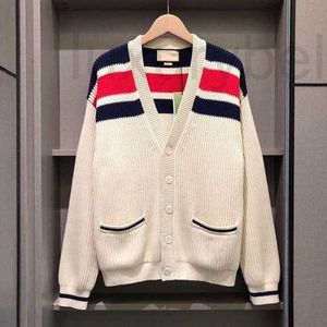 Damestruien Designer Oversized Cardigan Jacket herfst Winterkleding V-hals Tie zak knop Mode Nieuwe losse dames gebreide f2eq