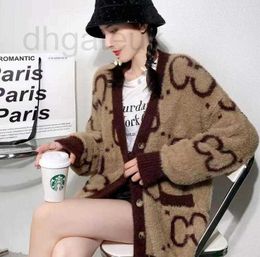 Pulls pour femmes Designer Femmes Noël Pull Rouge Motif Géométrique Femme Manteau Fille Chaud Automne Hiver Casual Lâche Top Cardigan Vêtements En Plein Air Streetwear 7Z8E