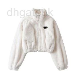 Suéteres para mujer Diseñador Chaqueta para mujer Abrigos de lana Abrigos Mujer Chaquetas gruesas Felpa Cortavientos Mangas largas con letras Budge Coat S-L 60DP