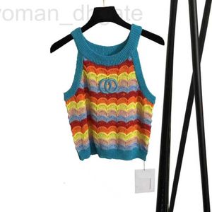 Designer de chandails pour femmes T-shirt en tricot pour femmes Modèle de haute qualité à manches courtes en tricot pour femmes Gilet bretelles à tricoter t-shirts JVRZ