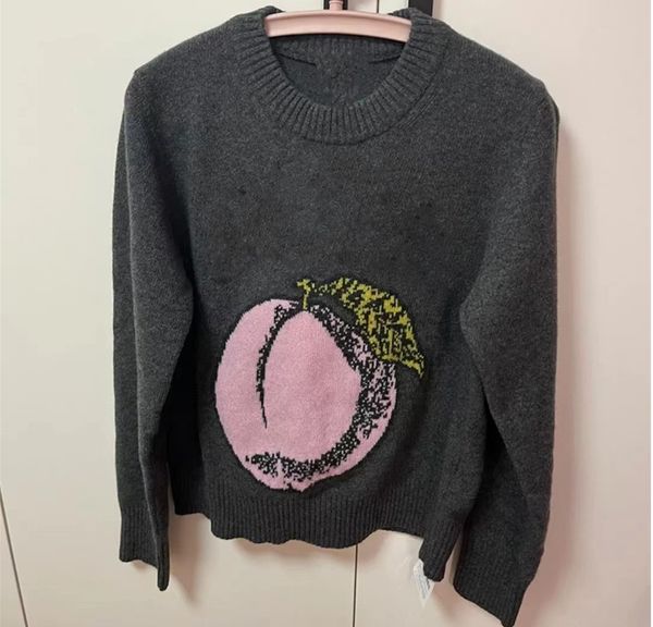 Sweaters de mujeres Diseñador Flower Jacquard para mujeres Autumn Winter Winter Wool Fashion Fashion Swear Sweater Jumpers Corea