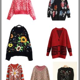 Chandails pour femmes commerce extérieur original unique espagnol automne et hiver imprimé dames chemise tricotée 230831