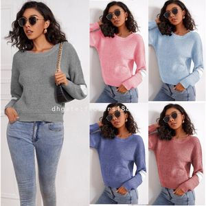 Chandails pour femmes motif coeur coude Patchwork décontracté grande taille ras du cou tricot printemps automne hiver pull pull