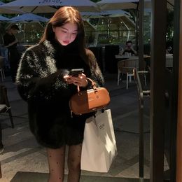 Chandails pour femmes coréen automne hiver BF style personnalisé veste femmes rue mode haute qualité décontracté et polyvalent long cardigan top 231129