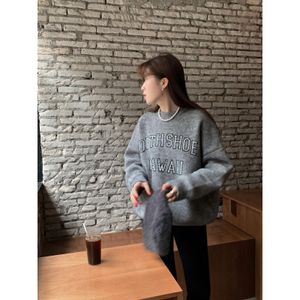 Dames truien letter-neck pullover sweater voor vrouwen herfst/winter 2022