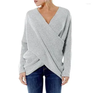 Damessweaters Effen kleur Modesweater Hellende onregelmatige zoom Trui Warm en comfortabel Temperament Lange mouw