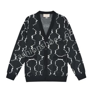 Chandails pour femmes Printemps Automne Lâche Casual Femme Designer Pull Femmes Pull Hiver Cardigans Tricoté Manteau Lâche Double Lettre Chandails Dames Vêtements D'extérieur