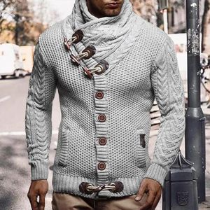 Suéteres de mujer Suéter con estilo para hombre, ropa de calle de manga larga, suéter de cuello alto de punto súper suave, cárdigan, suéter 231031