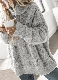 Pulls pour femmes Pull Pull Femmes Automne Printemps Gris Blanc Simple Col V Tricot Élastique Pulls Jumper Casual Épais Chaud Basic Jumpers