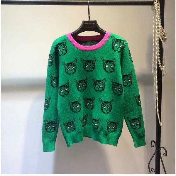 Pulls pour femmes Sweet Cartoon Cat Knit Jumper Femmes Pull chaud Japonais Lâche Vintage Fashion Top Kawaii Girls Ins Hiver 2023 230831
