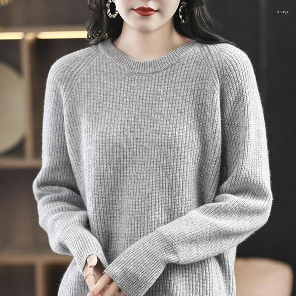 Pulls pour femmes Le pull Boutique Clothing In Cashmere Sweater 2201 est élégant et confortable, montrant votre noble beauté.