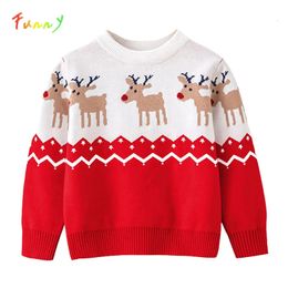 Pulls pour femmes Pull de Noël pour tout-petits Garçons chauds Filles Tricot pour enfants Pulls Top Noël Bonpoint Vêtements Enfants 2024 Hiver 231113