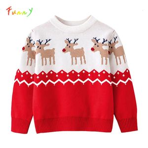 Pulls pour femmes Pull de Noël pour tout-petits Garçons chauds Filles Tricot pour enfants Pulls Top Noël Bonpoint Vêtements Enfants 2024 Hiver 231113