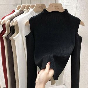 Pulls pour femmes Vêtements d'hiver Femmes Streetwear Manches longues Top Pulls Plus Taille Tops Jumpers Sablier Pull Solid Coaty