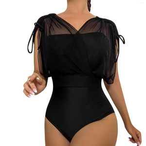 Dames truien damesvleegvleeg revers rasper been patroon trui jumpsuit met zakken voor vrouwen