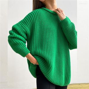 Dames truien vrouwen o nek vintage vaste trui pullovers casual losse lange mouwen jumpers herfst vrouwelijke slanke kinttops basic