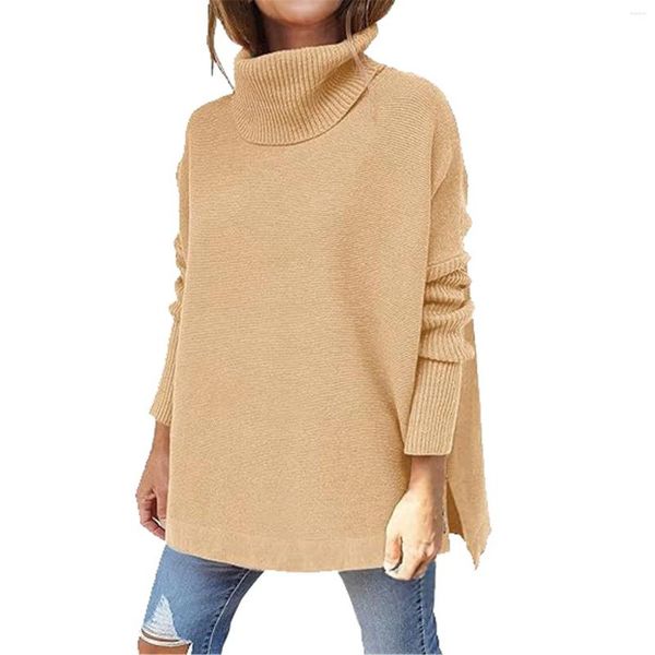 Suéteres para mujer para mujer cuello alto batwing para hombre manga larga jersey camisas ropa de marca vestido suéter para hombres abotonado